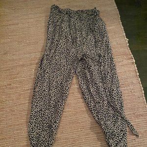 American Eagle Leopard Print Pants